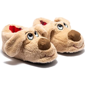 Karamel Erkek Hayvanlı Panduf Bej 41/46