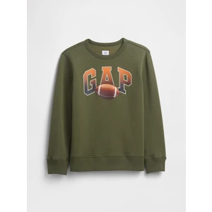 Erkek Çocuk Yeşil Gap Logo Sweatshirt