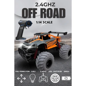 Uzaktan Kumandalı Araba Rc Off Road Işıklı Full Fonksiyon 2.4 Ghz Şarjlı 1:14 Storm / Rüzgarlıklı