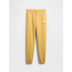 Kız Çocuk Sarı Gap Logo Eşofman Altı