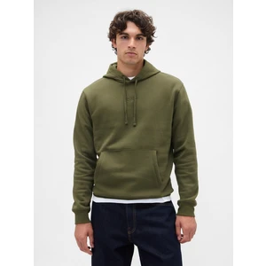Erkek Yeşil Relaxed Gap Mini-Logo Sweatshirt