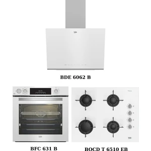 Beyaz Ankastre Set (Bde 6062 B + Bocd T 6510 Eb + Bfc 631 B)