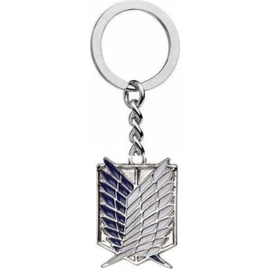 Attack On Titan Mavi Wings Of Liberty Anahtarlık | Unisex Anime Aksesuar