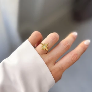 Çelik Opal Taşlı Yüzük