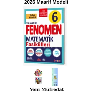 6. Sınıf Matematik Fasikülleri 6 Kitapçık (Tırtıl A.+Kalem B. HEDİYELİ)2026 Maarif Modeli
