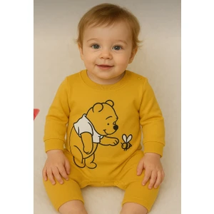 Nevran Kids Winnie The Pooh Arı Baskılı Tulum