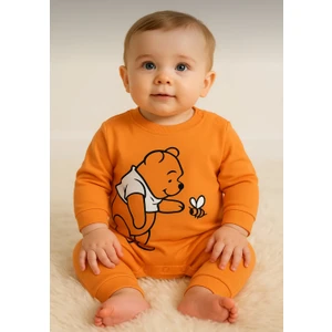 Nevran Kids Winnie The Pooh Arı Baskılı Tulum
