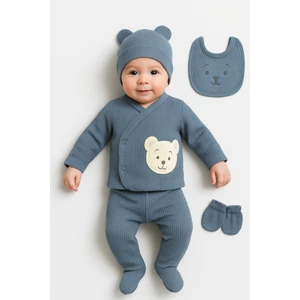 Nevran Kids Bear Organik 5'li Hastane Çıkışı Seti