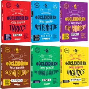 Ankata Yayıncılık 6. Sınıf Güçlendiren Türkçe Matematik Fen Bilimleri Sosyal Bilgiler Din Kültürü İngilizce Soru Bankası