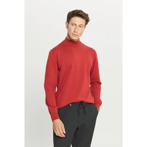 Pamuklu Standart Fit Normal Kesim Yarım Balıkçı Yaka Triko Kazak