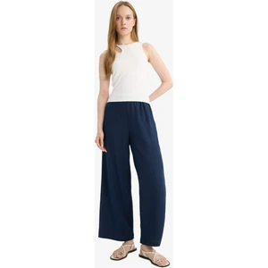 Beli Lastikli Düz Paça Bürümcük Pantolon F6166AX25SM