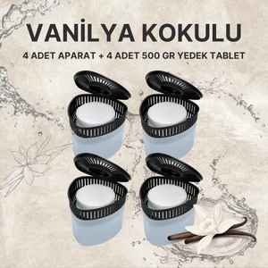 Saban nem Alıcılı ve Rutubet Giderici  Aparat - 500 gr -Üçgen Vanilya 4'lü