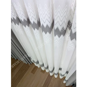 Soft Weave Tül Perde | Ağır Gramajlı, 1/3 Sık Pileli, Ütü Gerektirmez L Her Odaya Uygun