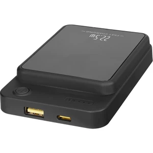 M1021 10000MAH Magsafe 15W HSC22.5W+PD20W+QC3.0 Siyah LCD Taşınabilir Şarj Cihazı Powerbank