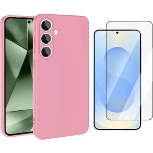 Samsung Galaxy S24 FE Uyumlu Kılıf Vendas Mara Lansman Kapak + Cam Ekran Koruyucu