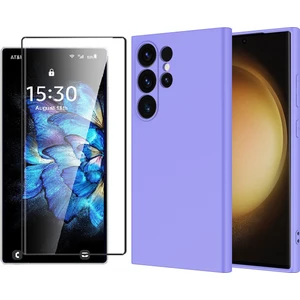 Samsung Galaxy S25 Ultra Uyumlu Kılıf Vendas Mara Lansman Kapak + Cam Ekran Koruyucu