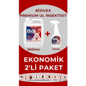 Premium Ul Haşere Ilacı Hamam Böceği, Tahta Kurusu, Karınca Kene Karasinek 5L+500ML