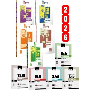 Benim Hocam Yayınları 2026 TYT Benim Hocam Sözel Türkçe Soru Bankası -  Tarih Soru Bankası - Coğrafya Soru Bankası - Felsefe Soru Bankası- Din Kültürü 5'li Set + 5'li Deneme Seti