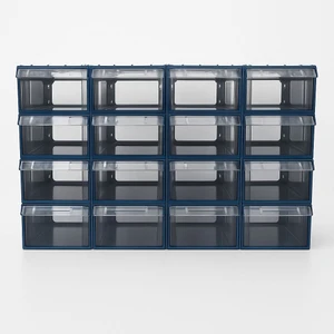 Plastik Çekmeceli Kutu 16 Çekmeceli 740-M