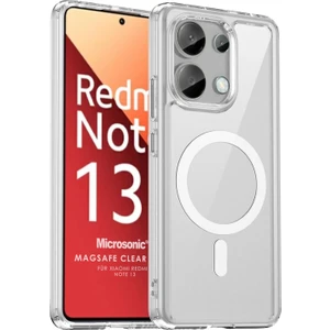Xiaomi Redmi Note 13 4g Kılıf Magsafe Clear Sararmaz Şeffaf