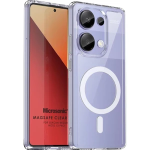 Xiaomi Redmi Note 13 Pro 4g Kılıf Magsafe Clear Sararmaz Şeffaf