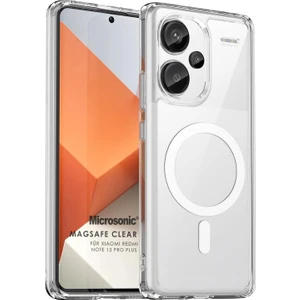 Xiaomi Redmi Note 13 Pro Plus 5g Kılıf Magsafe Clear Sararmaz Şeffaf