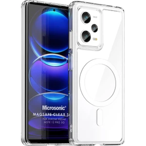 Xiaomi Redmi Note 12 Pro 5g Kılıf Magsafe Clear Sararmaz Şeffaf