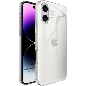 Apple iPhone 17 Kılıf Non Yellowing Crystal Clear Sararma Önleyici Kristal Şeffaf