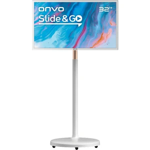 32OVM6000 32'' 82 Ekran Slide&Go Hareketli Taşınabilir Android 13 Smart LED Dokunmatik Ayaklı Ekran