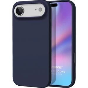 Matte Silicone Apple iPhone 17 Air Kılıf Lacivert
