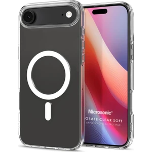 Apple iPhone 17 Air Kılıf Magsafe Clear Soft Şeffaf