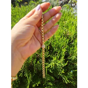 14 K Altın Rengi Kadın Çelik Bileklik