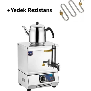 EP01 15 Model Tek Demlikli Elektrikli Çay Kazanı 13 Lt + Yedek Rezistans