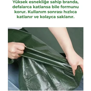 Su Geçirmez Çadır Alt Zemin Brandası 375X300 Kamp Gölgelik Araç Eşya Örtüsü Tente