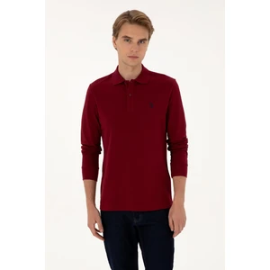 U.s. Polo Assn. Erkek Bordo Sweatshirt 50307688-VR014