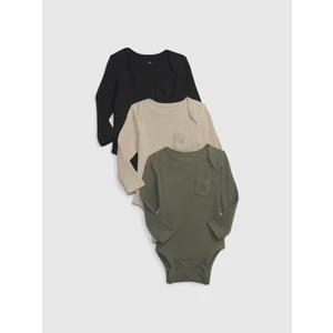 Bebek Siyah First Favorites TinyRib 3'lü Bodysuit Seti