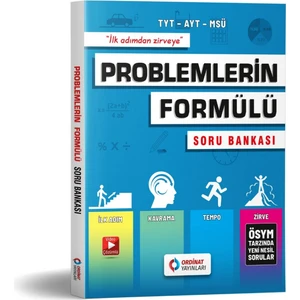 Ordinat Yayınları Problemlerin Formülü - Problemler Soru Bankası Ordinat Yayınları