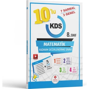 Sonuç Yayınları  8.Sınıf 10'lu Matematik Kazanım Değerlendirme Sınavı