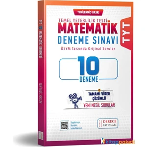 Derece Yayınları Tyt Matematik 10 Lu Deneme  Derece Yayınları
