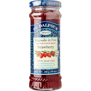 St. Dalfour Çilek Reçeli Şeker İçermeyen Doğal Lezzet 284 gr Fransa Üretimi