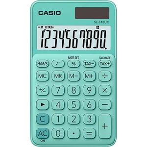 SL-310UC-GN Cep Tipi 10 Hane Yeşil Hesap Makinesi
