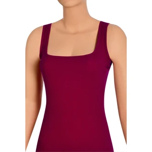 Kadın Atlet Kalın Askılı Fitilli U Yaka (%96 Pamuk - %4 Elastan)