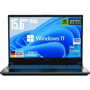 Crawler E30 MD62544 I5-12450H 16GB 512GB RTX3050 15.6" WIN11H