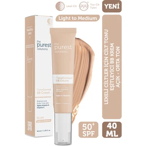 Lekeli Ciltler Için Cilt Tonu Eşitlemeye Yardımcı Bb Krem, Spf 50+,40 ml  – Açık/Orta Ton