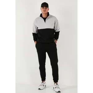 Pamuklu Regular Fit Normal Bel Lastikli Paça Cepli Eşofman Altı Erkek Eşofman Altı 59080153W4