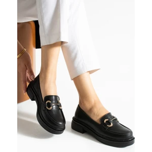 Kadın Siyah Klasik Ayakkabı Kadın Loafer Kadın Günlük Ayakkabı Casual Ayakkabı Kadın Oxford Ayakkabı