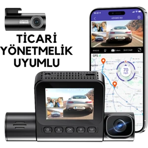 S58 4g Ticari Yönetmelik Uyumlu 4K Araç Kamerası - Sos Butonlu, Uzaktan Izlenebilen Gps Destekli 3 kameralı Xiaomi Ecosystem Company