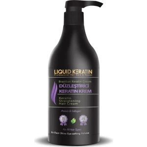 Liquid Keratin Saç Keratin Bakım Kremi - Kuru, Sert, Yıpranmış Kabaran Saçlar Için Pürüzsüz Yumuşak Nemli (500ML)