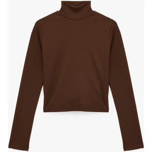 Regular Fit Kaşkorse Dik Yaka Uzun Kollu Body