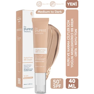 Kuru ve Karma Ciltler Için Yoğun Nemlendirici Bb Krem, Spf 50+,40 ml  – Orta / Koyu Ton